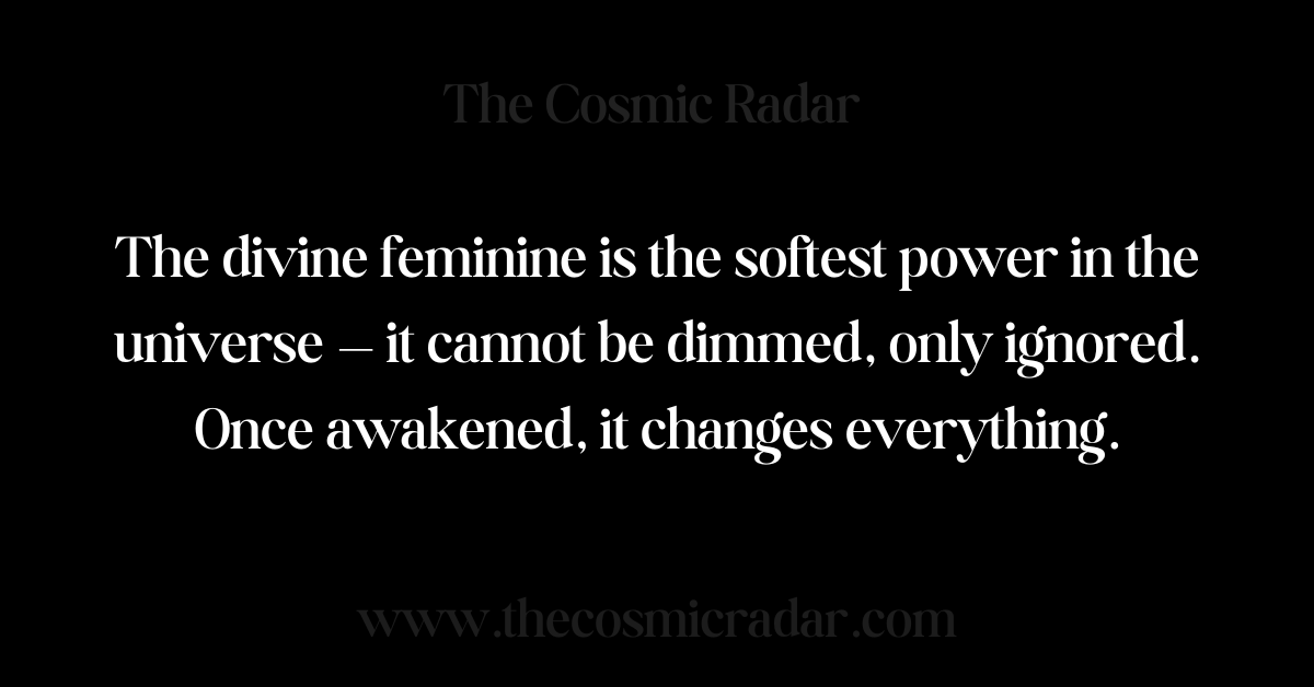 Divine Feminine Energy: Soft Power, Self-Respect, and Returning to Your Natural State
